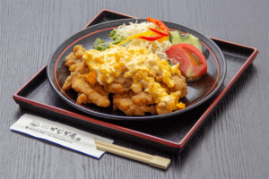 ●チキン南蛮　1,000円（ハーフサイズ 550円）｜長湯温泉のお料理・大分県の温泉で食べる定食・和食・郷土料理ならかじか庵へ