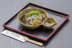 ●エノハの刺身 ￥900円｜長湯温泉のお料理・大分県の温泉で食べる定食・和食・郷土料理ならかじか庵へ