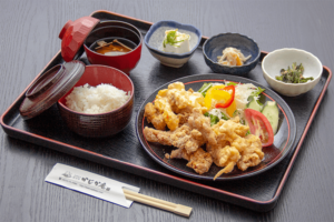 ●彩鶏（いろどり）御膳 ￥1,500円｜長湯温泉のお料理・大分県の温泉で食べる定食・和食・郷土料理ならかじか庵へ