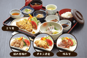 ●かじか御膳 ￥1,900円｜長湯温泉のお料理・大分県の温泉で食べる定食・和食・郷土料理ならかじか庵へ