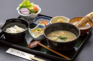 ●麦とろ御膳 ￥1,300円｜長湯温泉のお料理・大分県の温泉で食べる定食・和食・郷土料理ならかじか庵へ